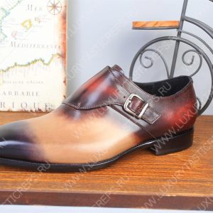 BERLUTI LEATHER M0NK SHOE MULTICOLOR S4113-V2 - Image 6