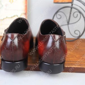 BERLUTI LEATHER M0NK SHOE MULTICOLOR S4113-V2 - Image 8