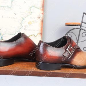 BERLUTI LEATHER M0NK SHOE MULTICOLOR S4113-V2 - Image 9