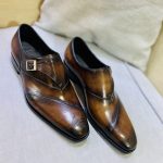 BERLUTI DEMESURE MONK SHIOE INTENSE COCOA S6008-V1