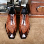 BERLUTI ALESSANDRO STELLAR OXFORD INTENSE COCOA S4505-V2