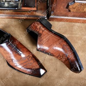BERLUTI ALESSANDRO STELLAR OXFORD INTENSE COCOA S4505-V2 - Image 3