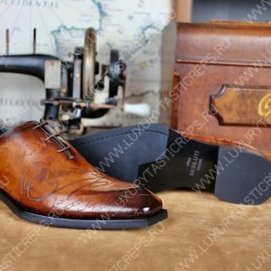 BERLUTI ALESSANDRO STELLAR OXFORD INTENSE COCOA S4505-V2 - Image 4