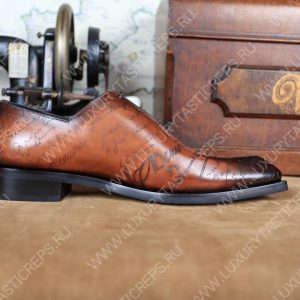 BERLUTI ALESSANDRO STELLAR OXFORD INTENSE COCOA S4505-V2 - Image 5