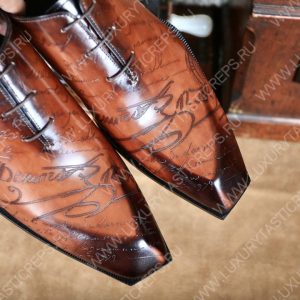 BERLUTI ALESSANDRO STELLAR OXFORD INTENSE COCOA S4505-V2 - Image 7