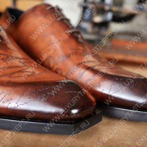 BERLUTI ALESSANDRO STELLAR OXFORD INTENSE COCOA S4505-V2 - Image 8