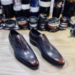 BERLUTI ALESSANDRO GALET SCRITTO OXFORD DARK BROWN S4505