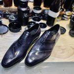 BERLUTI ALESSANDRO GALET SCRITTO OXFORD BLACK S4505