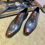 BERLUTI ALESSANDRO GALET SCRITTO OXFORD BROWN S4505-V2