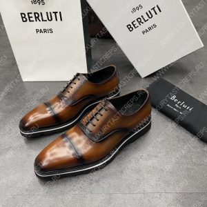 BERLUTI INFINI COUTURE OXFORD INTENSE COCOA S5704-V1 - Image 4
