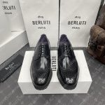 BERLUTI NEW PHYSIO OXFORD BLACK S4161-V1