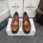 BERLUTI NEW PHYSIO OXFORD INTENSE COCOA S4161-V1