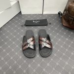BERLUTI SIFNOS SCRITO LEATHER SANDAL BLACK S5439-V33