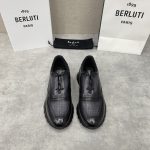 BERLUTI SCRITTO GOLF SHOE NERO GRIGIO S6072-V2