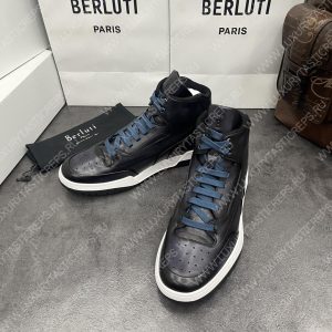 BERLUTI PLAYOFF SNEAKER BLACK GREY S5798-V1 - Image 3