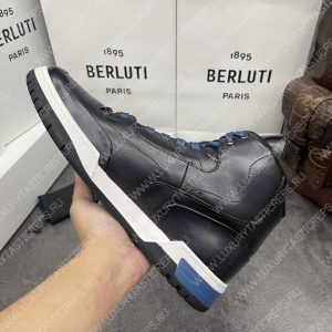 BERLUTI PLAYOFF SNEAKER BLACK GREY S5798-V1 - Image 7