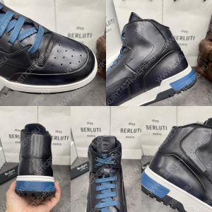 BERLUTI PLAYOFF SNEAKER BLACK GREY S5798-V1 - Image 9