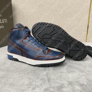 BERLUTI SNEAKERS BLUE S5798 - Image 5