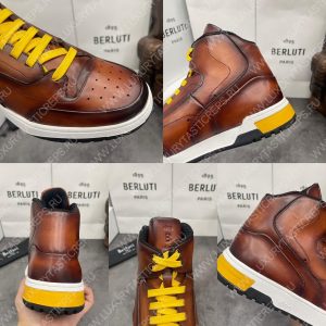 BERLUTI PLAYOFF SNEAKER BROWN S5798-V1 - Image 9