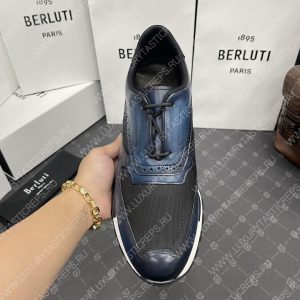 BERLUTI SNEAKERS BLUE S5779 - Image 5