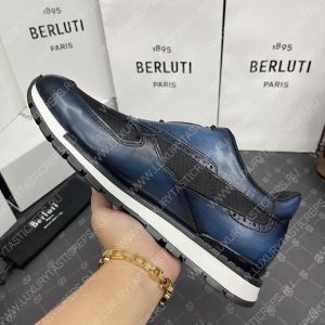 BERLUTI SNEAKERS BLUE S5779 - Image 6