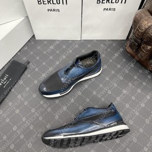 BERLUTI SNEAKERS BLUE S5779 - Image 7