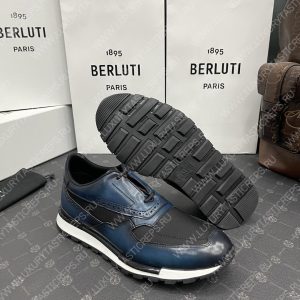 BERLUTI SNEAKERS BLUE S5779 - Image 8