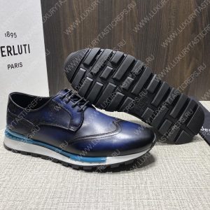 BERLUTI SNEAKERS BLUE S5500 - Image 5