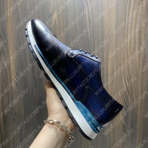 BERLUTI SNEAKERS BLUE S5500 - Image 7