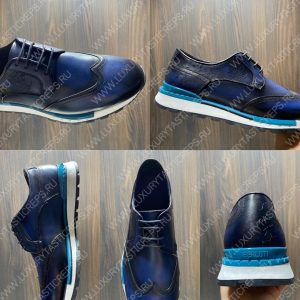 BERLUTI SNEAKERS BLUE S5500 - Image 8