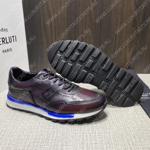 BERLUTI SNEAKERS MAROON S5600 - Image 5