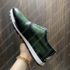 BERLUTI SNEAKERS GREEN S7000 - Image 8