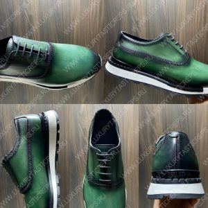 BERLUTI SNEAKERS GREEN S7000 - Image 9