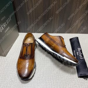BERLUTI SNEAKERS BROWN S3870 - Image 3
