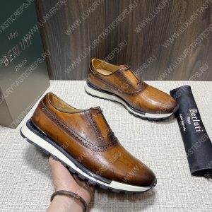 BERLUTI SNEAKERS BROWN S3870 - Image 4