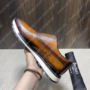 BERLUTI SNEAKERS BROWN S3870 - Image 8