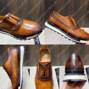 BERLUTI SNEAKERS BROWN S3870 - Image 9