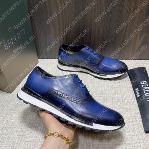 BERLUTI SNEAKERS BLUE S3830 - Image 3