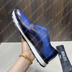 BERLUTI SNEAKERS BLUE S3830 - Image 8