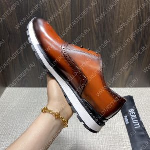 BERLUTI SNEAKERS BROWN S3830 - Image 8