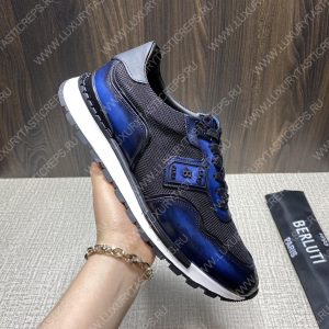BERLUTI SNEAKERS BLUE S5799 - Image 6