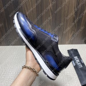 BERLUTI SNEAKERS BLUE S5799 - Image 8