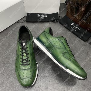 BERLUTI FAST TRACK SNEAKER LIGHT GREEN S5425-V2 - Image 4