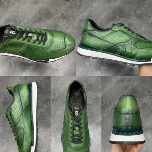 BERLUTI FAST TRACK SNEAKER LIGHT GREEN S5425-V2 - Image 9