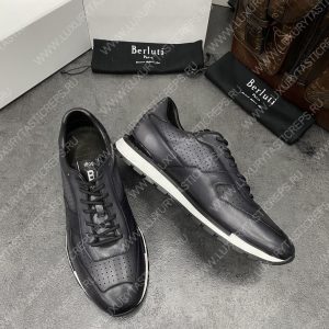 BERLUTI FAST TRACK SNEAKER BLACK S5425-V2 - Image 4