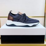 BERLUTI SHADOW KNIT SNEAKERS NAVY S4918