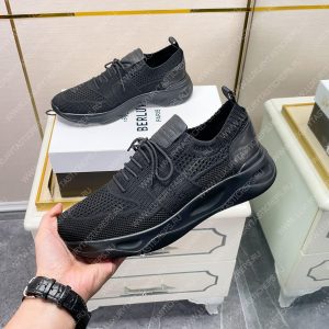 BERLUTI SHADOW KNIT SNEAKERS BLACK S4918 - Image 3