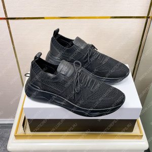 BERLUTI SHADOW KNIT SNEAKERS BLACK S4918 - Image 4