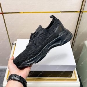 BERLUTI SHADOW KNIT SNEAKERS BLACK S4918 - Image 5