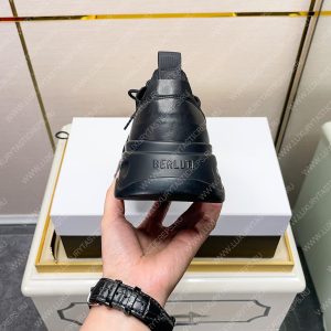 BERLUTI SHADOW KNIT SNEAKERS BLACK S4918 - Image 8